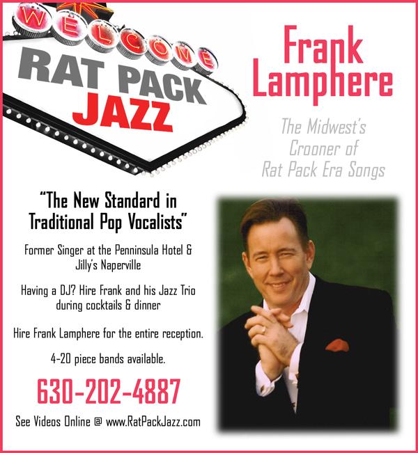 Hire Frank Lamphere and his four piece (or larger) band to play the cocktail & dinner portion of your reception